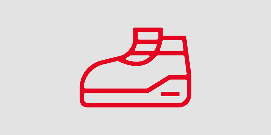 Symbol Sportschuh