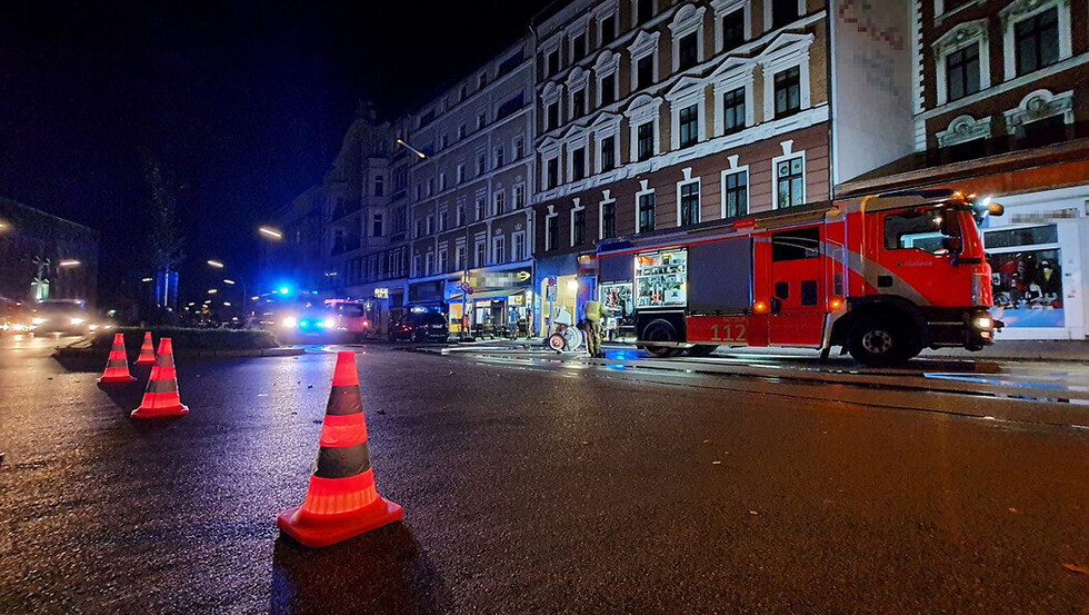 Fahrzeuge an der Einsatzstelle