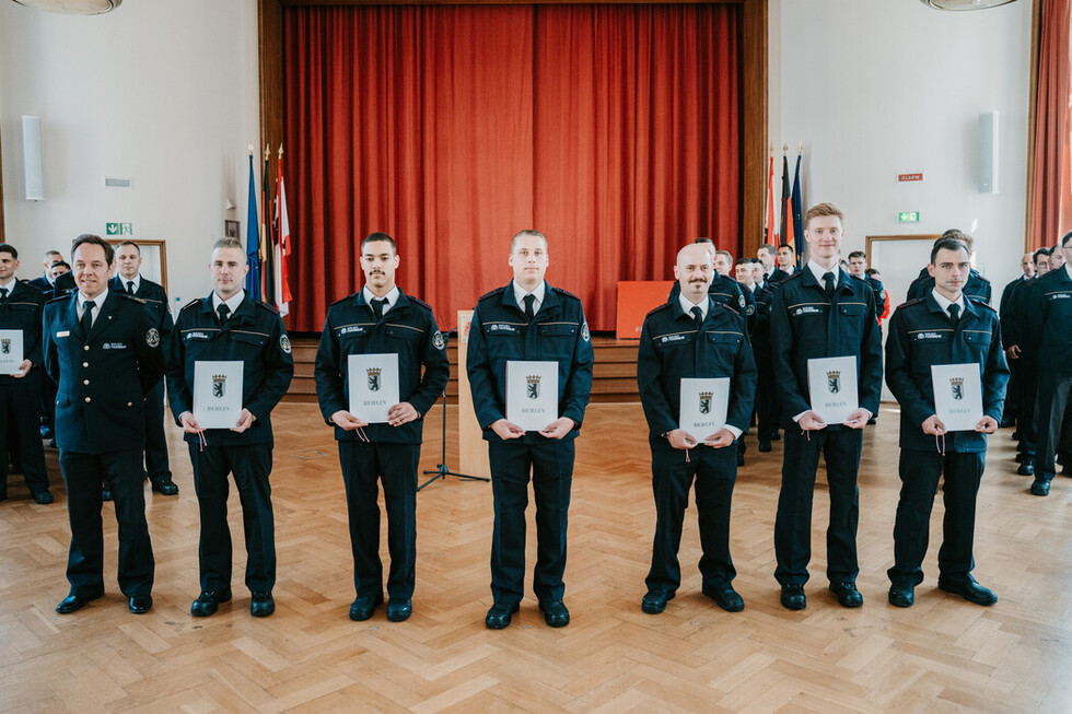 Ernennungen und Beförderungen bei der Berliner Feuerwehr