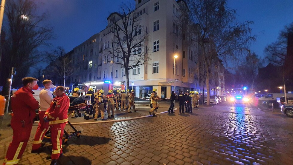 Einsatzstelle in Moabit