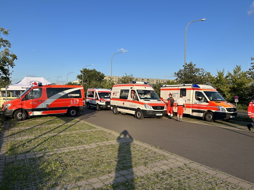 Bereitstellungsraum Einsatzabschnitt Transport