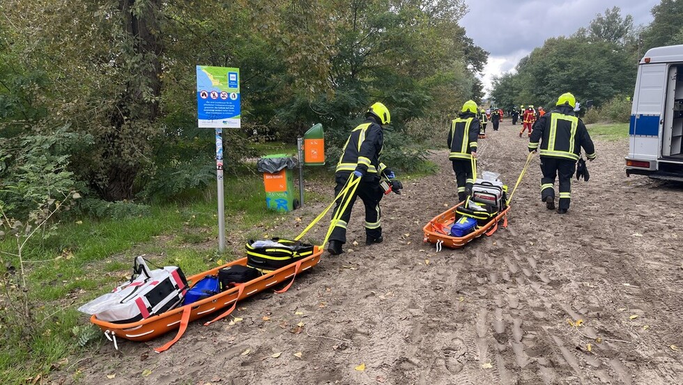 Materialtransporte in schwierigem Gelände