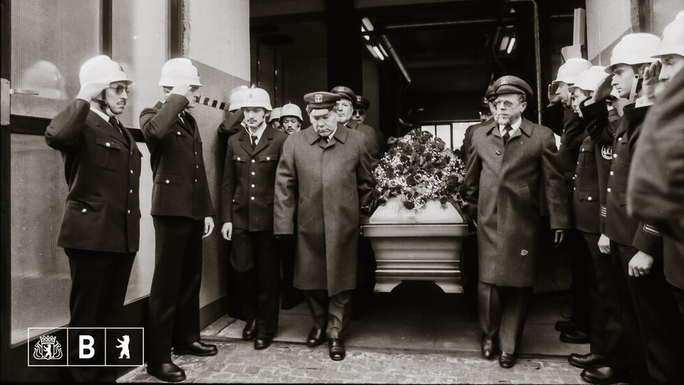 Beisetzung unserer beiden verstorbenen Kollegen.