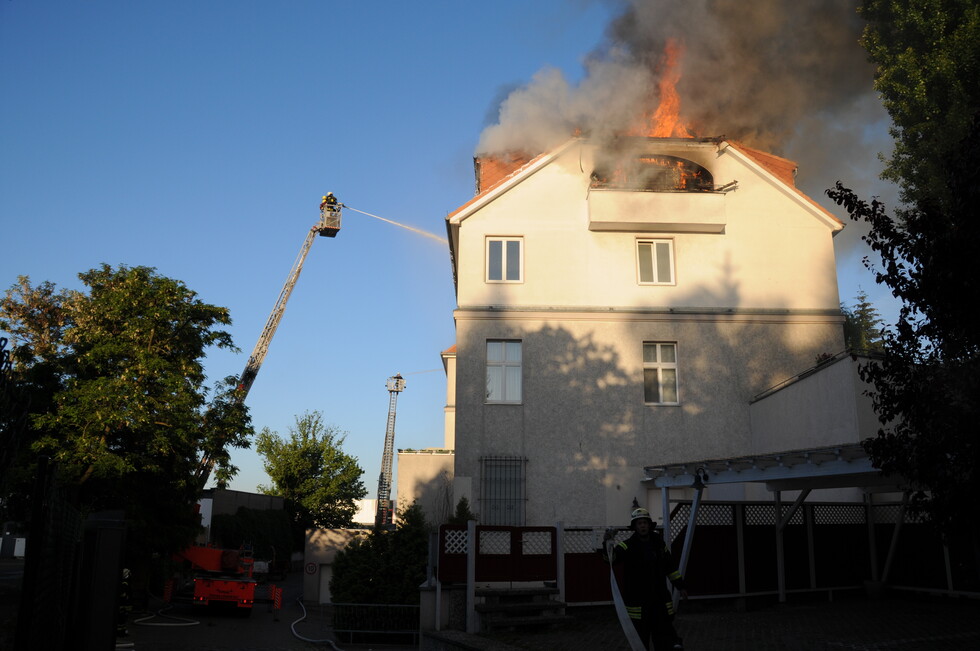 Draufsicht Einsatzstelle