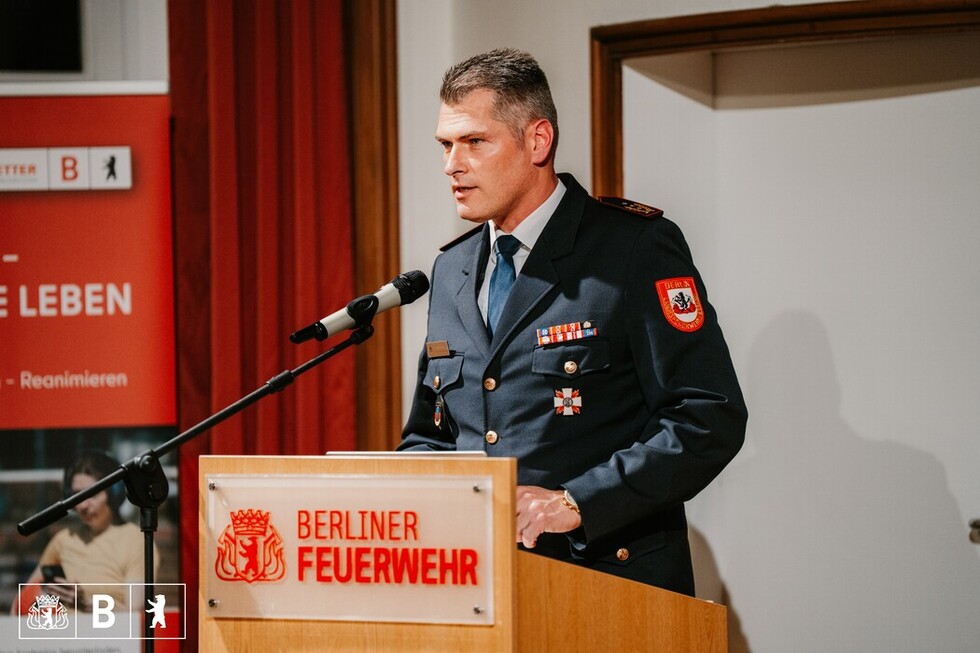 Ehrung mit dem Feuerwehr- und Katastrophenschutz-Ehrenzeichen der Stufe 1