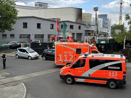 Blick in Richtung Einsatzstelle