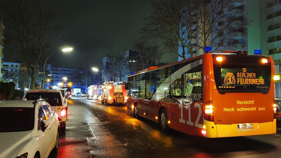 Fahrzeuge im Bereitstellungsraum