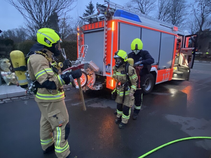 Einsatzkräfte der Freiwilligen Feuerwehr