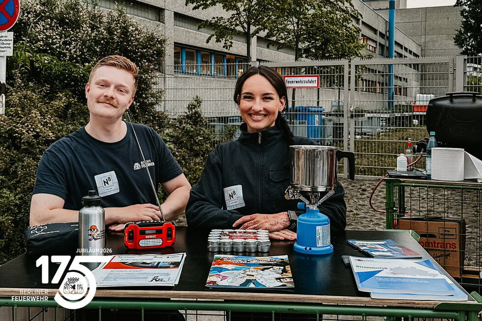 Berliner Feuerwehr bei der Langen Nacht der Wissenschaften 2026