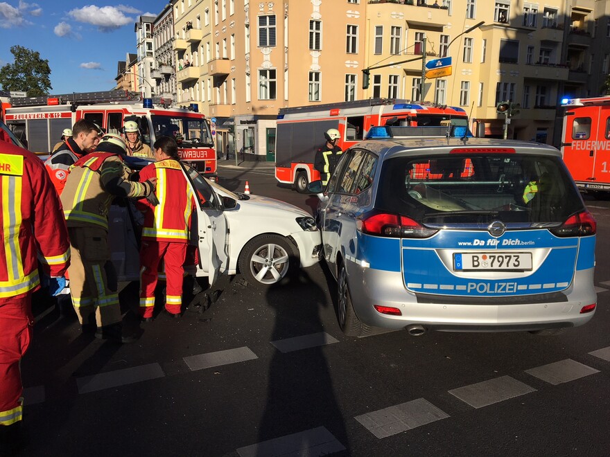 Verkehrsunfall in Westend