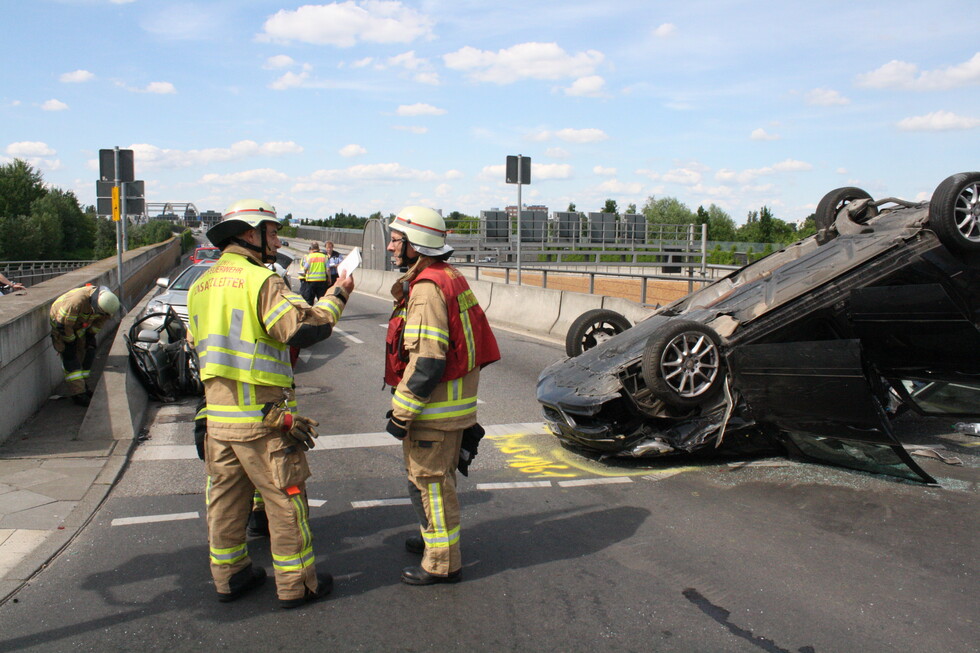 Einsatzleitung Unfallstelle