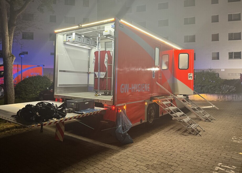 Gerätewagen Hygiene an der Einsatzstelle