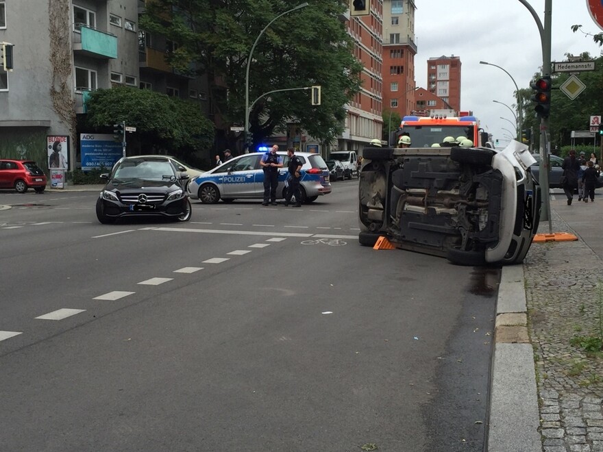 Unfall in Mitte