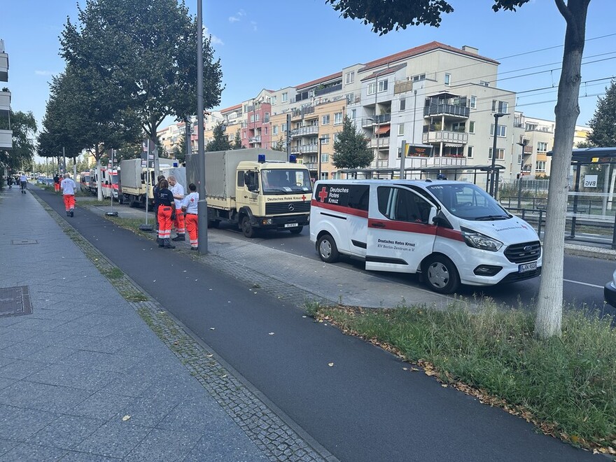 DRK stellt Bereitschaft her