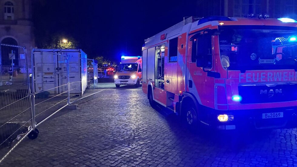 LHF und RTW an der Einsatzstelle