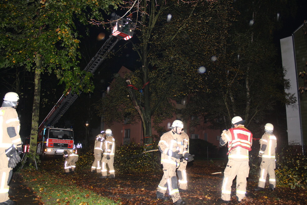 Einsatz der DLK