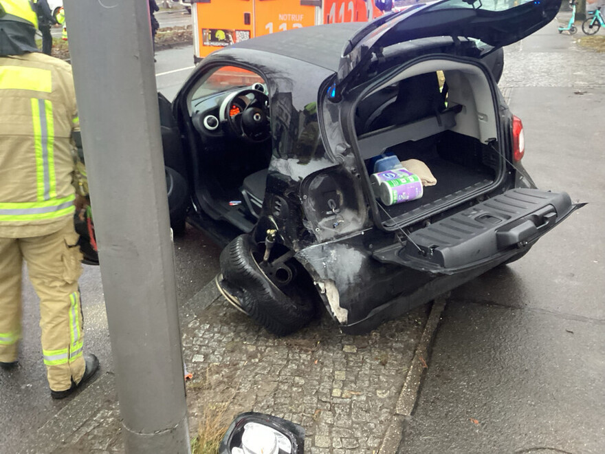 Verkehrsunfall Clayallee