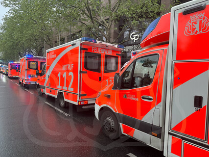 Rettungswagen an der Einsatzstelle