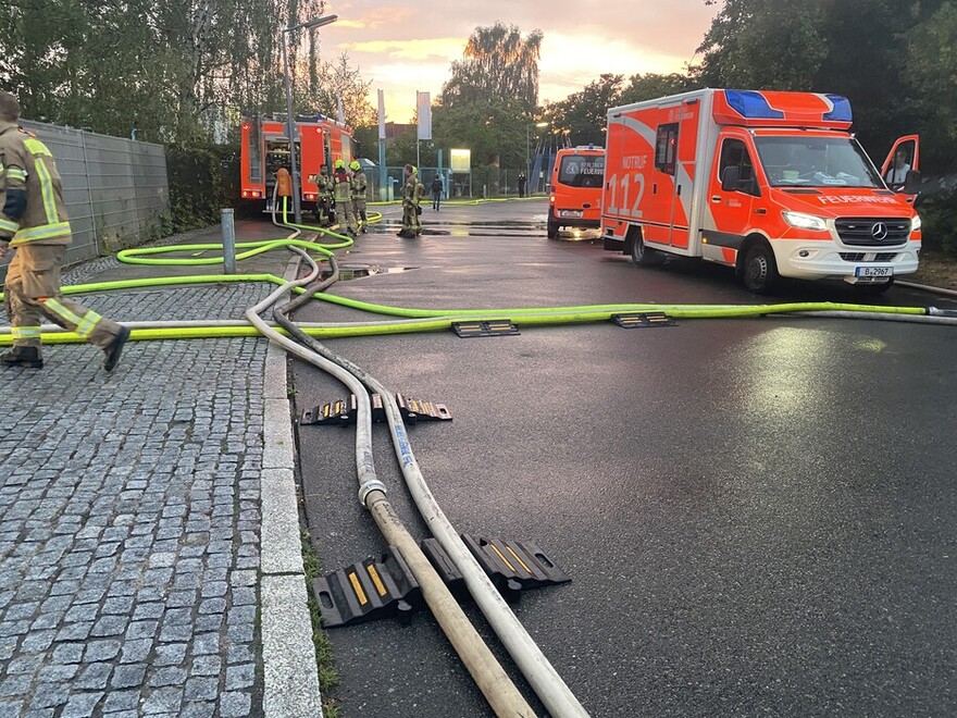 Schläuche zur Löschwasserförderung