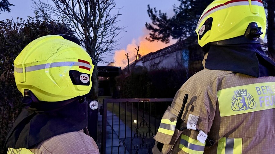 Brandbekämpfung in Lichtenrade