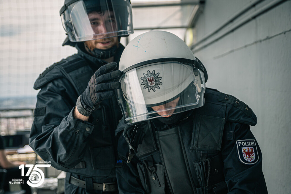 14. Berlin Firefighter Stairrun im 175. Jubiläumsjahr der Berliner Feuerwehr