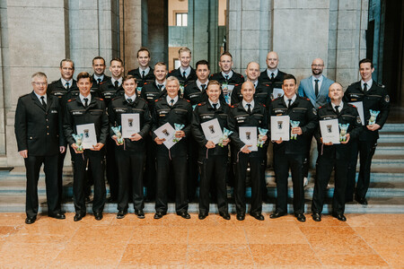 Ehrung verdienter Berliner Polizei- und Feuerwehrsportlerinnen und -sportler 2025