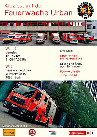 Veranstaltungsplakat zum Kiezfest