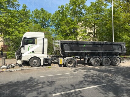 Verunfallter LKW