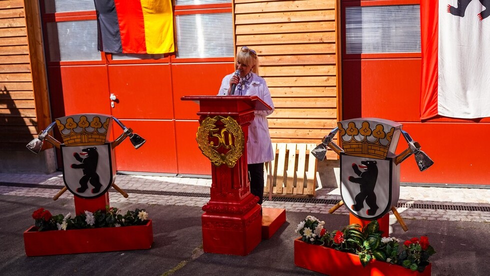 Frau Spranger bei ihrer Laudatio