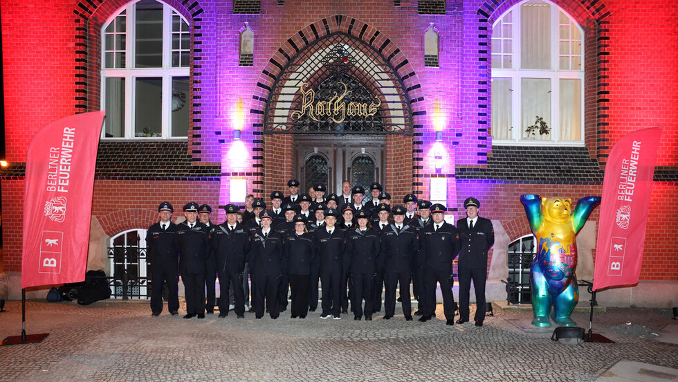 Wehrmitglieder der FF Lichtenberg