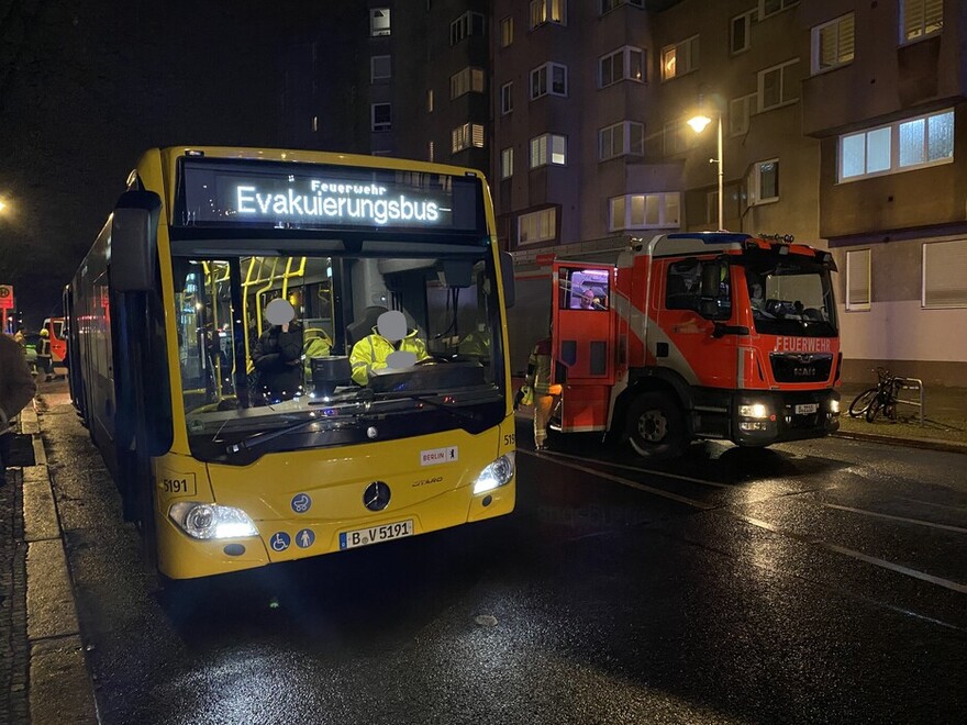 Evakuierungsbus der BVG