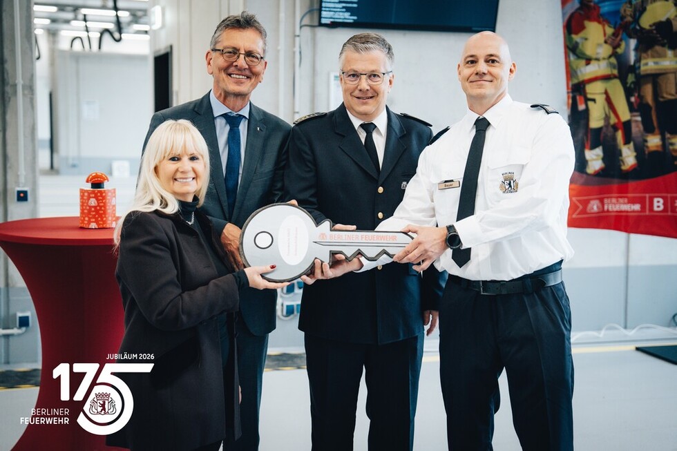 Neubau der Feuerwache Hohenschönhausen feierlich eingeweiht