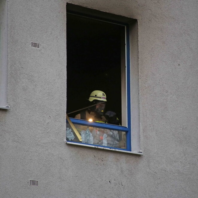 Betroffene Brandwohnung