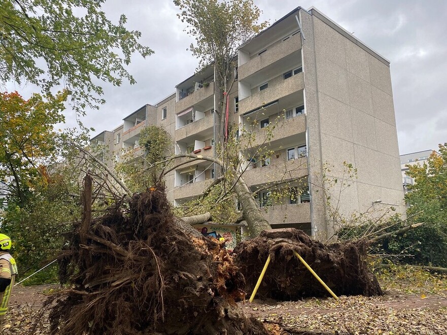 Einsatzstelle Trelleborger Straße in Pankow