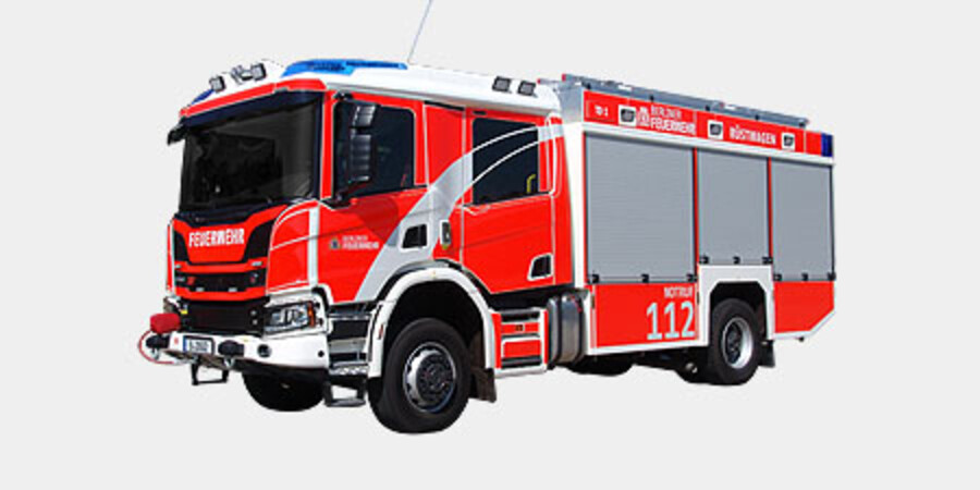 Berliner Feuerwehr - PBI Schlüsselanhänger - Berlin - Online-Shop