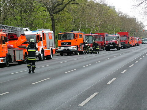 Fahrzeuge in Bereitstellung