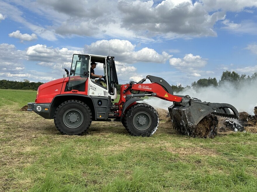 Radlader im Einsatz