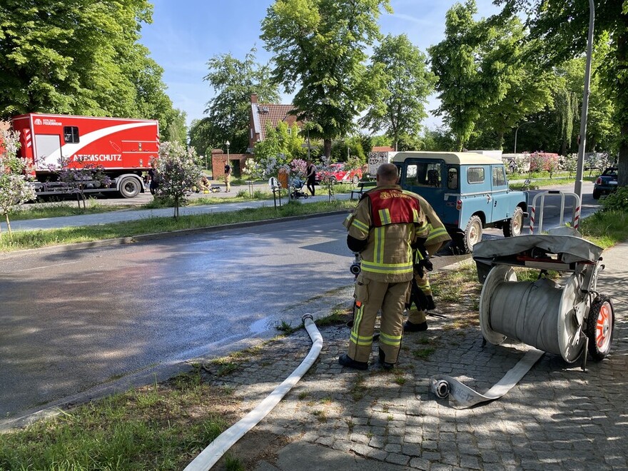 Abbau der Löschwasserversorgung am Standrohr