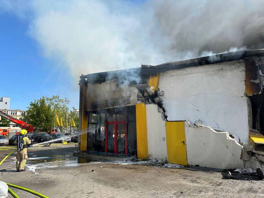 Brandbekämpfung von außen