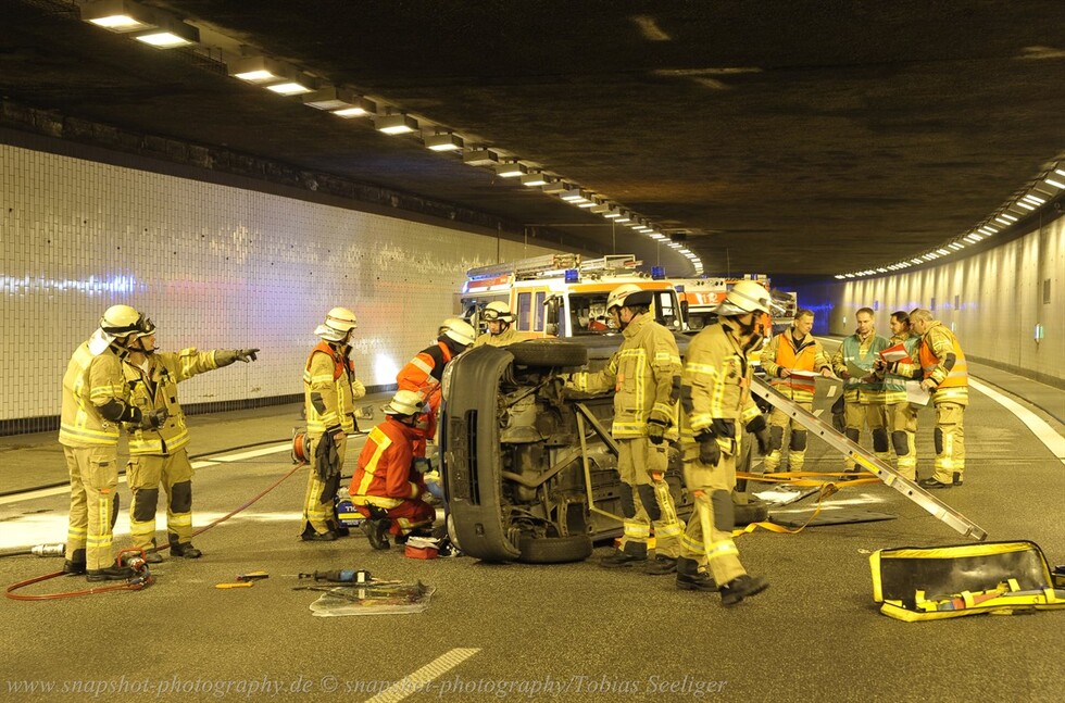 Übung im Tunnel