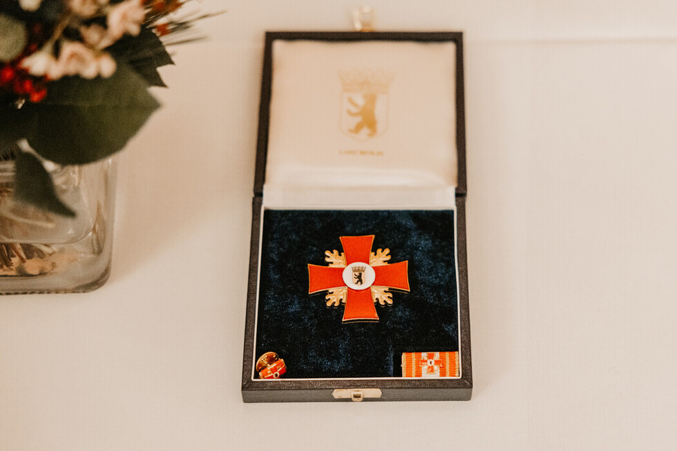 Verleihung des goldenen Feuerwehr- und Katastrophenschutz-Ehrenzeichens