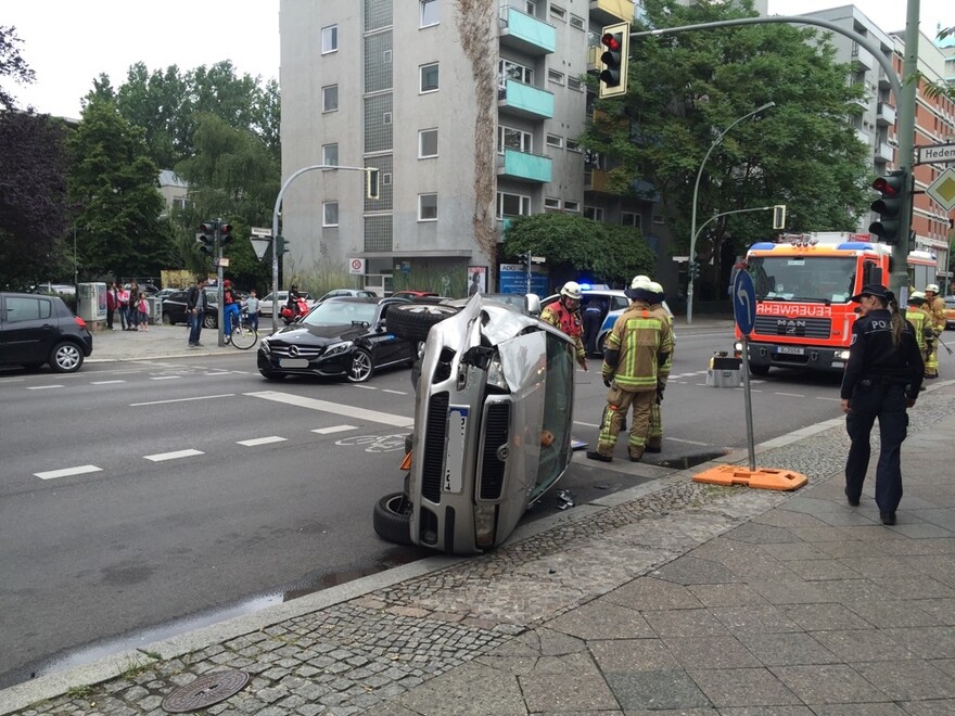 Unfall in Mitte