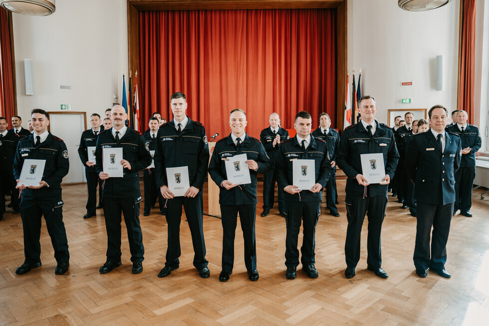 Ernennungen und Beförderungen bei der Berliner Feuerwehr