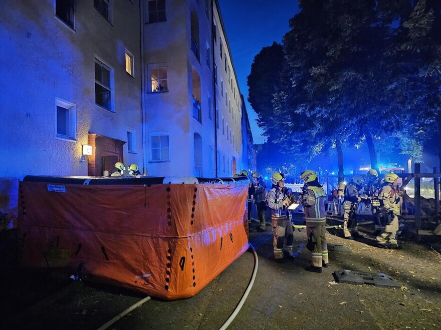 Sprungpoltsre im Einsatz