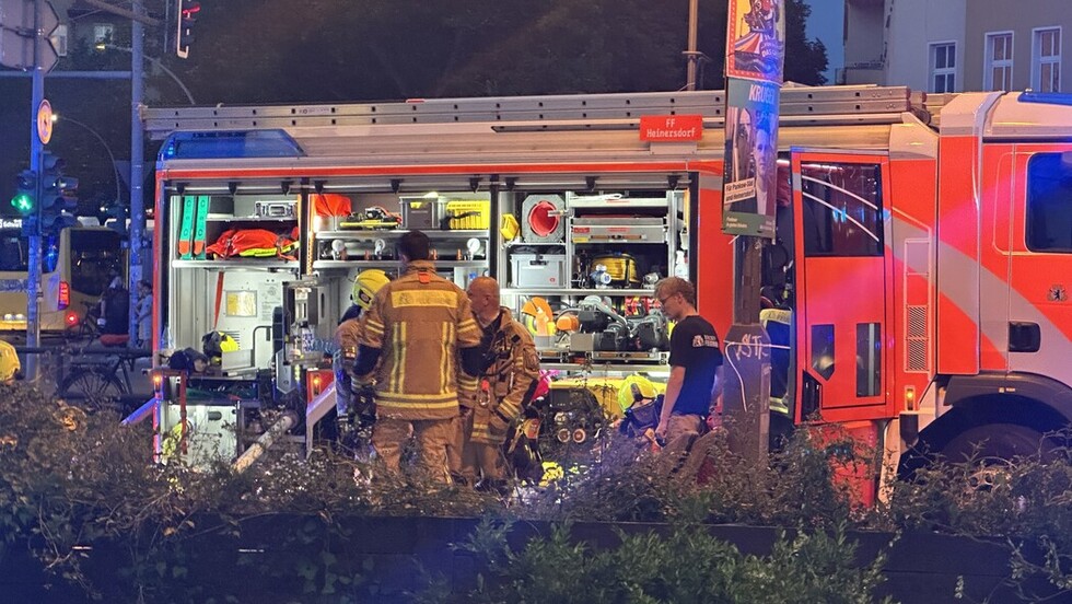 LHF an der Einsatzstelle