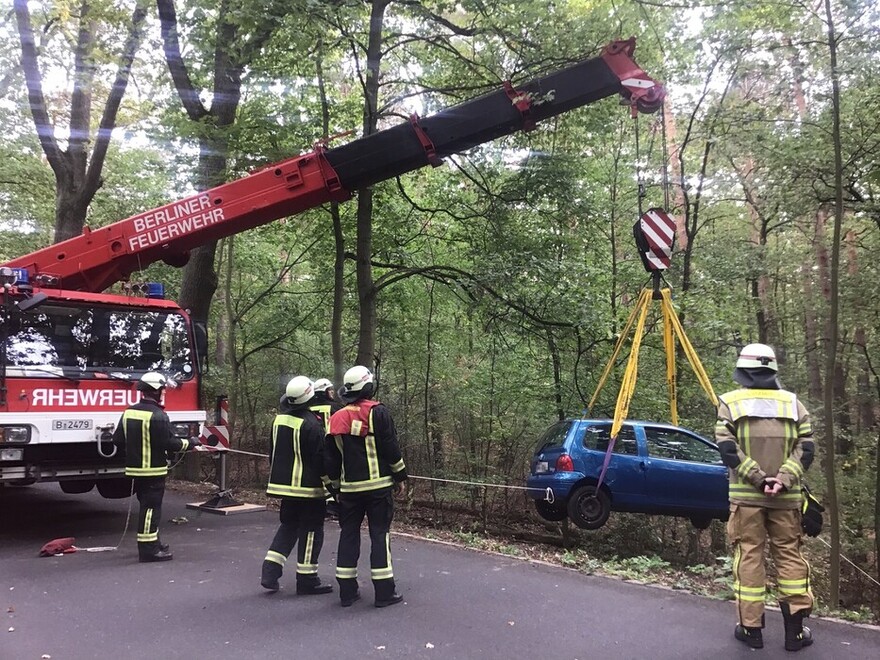 Pkw wird geborgen