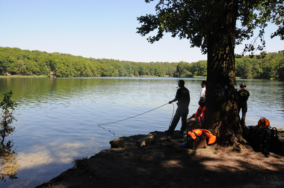 Rettungstaucher im Einsatz