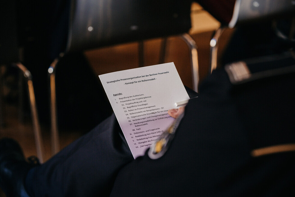 Agenda der Abschlusspräsentation zum Projektauftrag