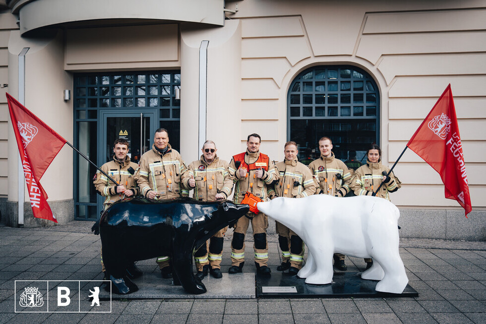 Berliner Halbmarathon – Die Berliner Feuerwehr mittendrin