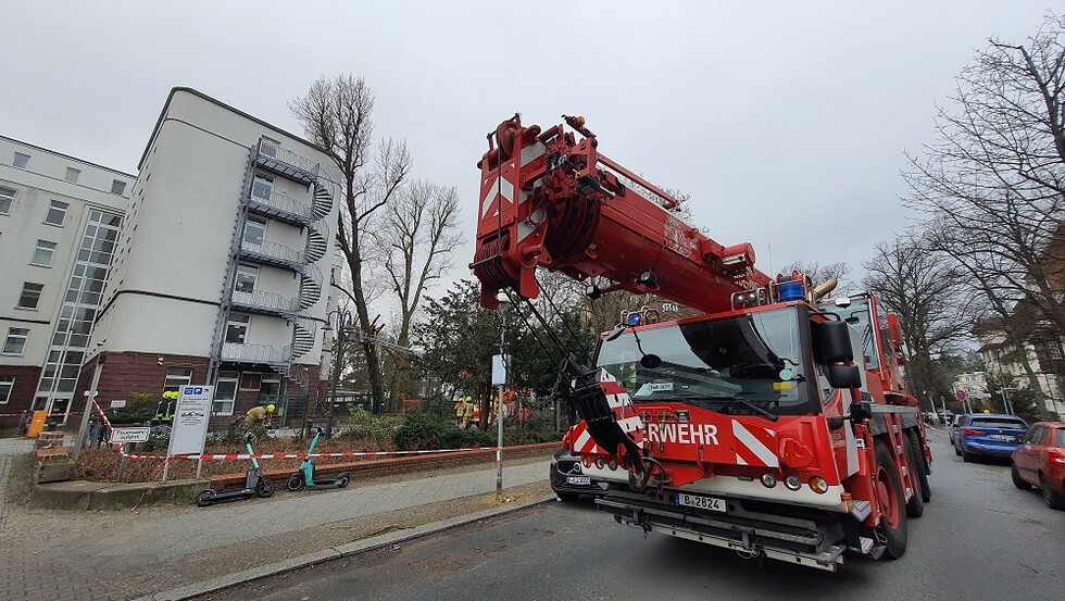 Im Eisnatz war auch der KW30 des Technischen Dienstes